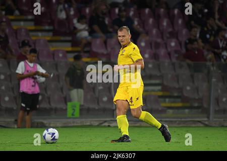 SALERNO, ITALIE - JUILLET 30 : Paweł Jaroszynski de Salernitana pendant Angelo Iervolino Trophée avec Adana Demirsper, Reggina 1914 et US Salernitana à Sta Banque D'Images