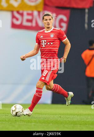 Leipzig, Allemagne. 30th juillet 2022. Marcel Sabitzer, FCB 18 dans le match RB LEIPZIG - FC BAYERN MÜNCHEN 3-5 DFL SUPERCUP, 1. Ligue allemande de football, à Leipzig, saison 30 juillet 2022 2022/2023 © Peter Schatz / Alamy Live News crédit: Peter Schatz/Alamy Live News Banque D'Images