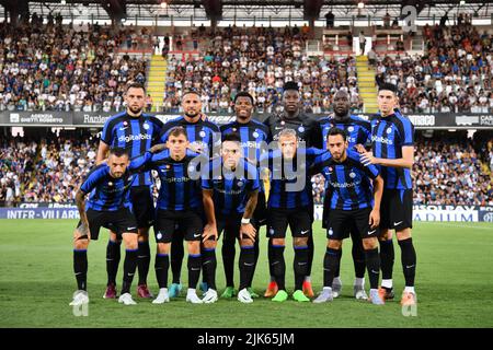 Foto Massimo Paolone/Lapresse 30 Luglio 2022 Cesena - Ritiro pré-Campionato stagione 2022-2023 - Inter vs Olympique Lyonnais - partita amichevole - Stadio Orogel Dino Manuzzi Foto: Formazione Inter 30 juillet 2022 Cesena - retraite Preseason pour la saison 2022-2023 - Inter vs Olympique Lyonnais - rencontre amicale - Stade Orogel Dino Manuzzi dans le pic: Inter équipe Banque D'Images