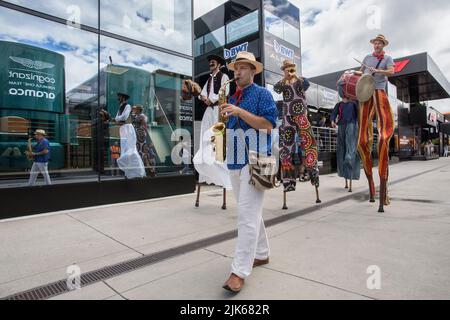 Magyorod, Hongrie. 31 juillet 2022. Formule 1 Grand Prix de Hongrie à Hungaroring, Hongrie. Photo : atmosphère de Padock © Piotr Zajac/Alamy Live News Banque D'Images