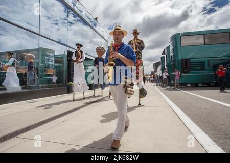 Magyorod, Hongrie. 31 juillet 2022. Formule 1 Grand Prix de Hongrie à Hungaroring, Hongrie. Photo : atmosphère de Padock © Piotr Zajac/Alamy Live News Banque D'Images