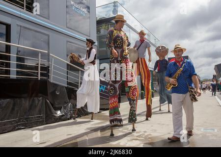 Magyorod, Hongrie. 31 juillet 2022. Formule 1 Grand Prix de Hongrie à Hungaroring, Hongrie. Photo : atmosphère de Padock © Piotr Zajac/Alamy Live News Banque D'Images