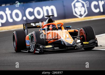 11 DRUGOVICH Felipe (BRA), MP Motorsport, Dallara F2, action pendant la ronde 10th du Championnat de Formule 2 de la FIA 2022, de 28 juillet à 31, 2022 sur la Hungaroring, à Mogyorod, Hongrie - photo Joao Filipe / DPPI Banque D'Images