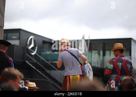 Athmosphère de paddock pendant le GP hongrois, 28-31 juillet 2022 à Hungaroring, championnat du monde de Formule 1 2022. Banque D'Images