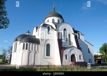 Cathédrale de la résurrection (1913) gros plan sur un après-midi de juillet. Tver, Russie Banque D'Images