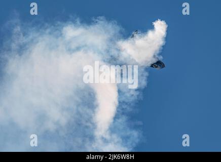 BAF Solo Display, FA-136 le X Tiger Livery, XTM 70 ans 31 Squadron et 80 ans OTAN Tiger Association Banque D'Images