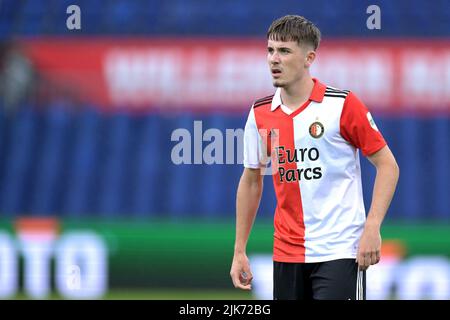 Rotterdam, pays-Bas. 31st juillet 2022. ROTTERDAM - Patrik Walemark de Feyenoord pendant le match amical entre Feyenoord et CA Osasuna au stade Feyenoord de Kuip sur 31 juillet 2022 à Rotterdam, pays-Bas. ANP | Dutch Height | GERRIT DE COLOGNE Credit: ANP/Alay Live News Banque D'Images