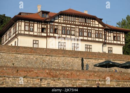 Institut des demeures pour la protection des monuments de la forteresse de Belgrade de Kalemegdan Banque D'Images