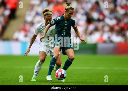 Londres, Royaume-Uni. 10th mai 2021. Londres, Angleterre, 31 juillet 2022 : lors du match de football final des femmes de l'UEFA Euro 2022 entre l'Angleterre et l'Allemagne au stade de Wembley, en Angleterre. (Kevin Hodgson /SPP) crédit: SPP Sport Press photo. /Alamy Live News Banque D'Images
