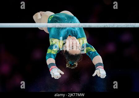 Birmingham, Royaume-Uni. 31 juillet 2022. Georgia GODWIN (AUS) a remporté la finale artistique de gymnastique féminine de Birmingham 2022 - Jeux du Commonwealth à l'arène de Birmingham dimanche, à 31 juillet 2022, à Birmingham, au Royaume-Uni. Credit: Taka Wu/Alay Live News Banque D'Images