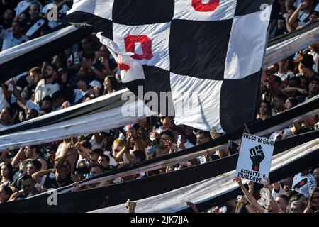 Rio de Janeiro, Brésil. 31st juillet 2022. RJ - Rio de Janeiro - 07/31/2022 - BRÉSILIEN B 2022, VASCO X CHAPECOENSE - Vasco fans lors d'un match contre Chapioense au stade Sao Januario pour le championnat brésilien B 2022. Photo: Thiago Ribeiro/AGIF/Sipa USA crédit: SIPA USA/Alay Live News Banque D'Images