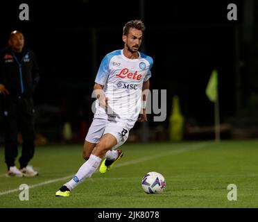 31st juillet 2022 ; Stade Patin, Castel Di Sangro, Italie ; football pré-adapté à la mer, SSC Napoli contre RCD Mallorca: Fabian Ruiz de Napoli Banque D'Images