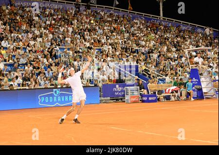 Umago, Umago, Croatie, 31 juillet 2022, Jannik sinner (IT) pendant ATP Croatie Open Umag - Alcaraz vs sinner - tennis internationales crédit: Live Media Publishing Group/Alay Live News Banque D'Images