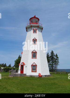 Phare de Panmure sur l'île de Panmure, Î.-P.-É Banque D'Images