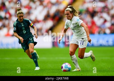 Londres, Royaume-Uni. 10th mai 2021. Londres, Angleterre, 31 juillet 2022 : lors du match de football final des femmes de l'UEFA Euro 2022 entre l'Angleterre et l'Allemagne au stade de Wembley, en Angleterre. (Kevin Hodgson /SPP) crédit: SPP Sport Press photo. /Alamy Live News Banque D'Images
