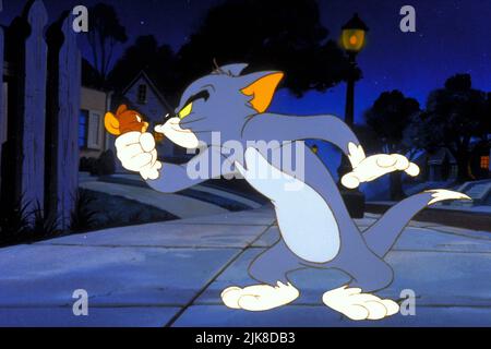 Jeryy & Tom film: Tom and Jerry: The Movie (USA 1992) Directeur: Phil Roman 01 octobre 1992 **AVERTISSEMENT** cette photographie est destinée à un usage éditorial exclusif et est le copyright de WARNER HOME et/ou le photographe assigné par la Société de film ou de production et ne peut être reproduite que par des publications en conjonction avec la promotion du film ci-dessus. Un crédit obligatoire pour LA MAISON WARNER est requis. Le photographe doit également être crédité lorsqu'il est connu. Aucune utilisation commerciale ne peut être accordée sans l'autorisation écrite de la Société du film. Banque D'Images