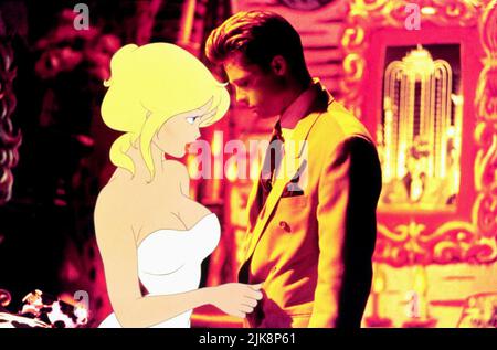 Brad Pitt film: Cool World (USA 1992) personnages: Détective Frank Harris Directeur: Ralph Bakshi 10 juillet 1992 **AVERTISSEMENT** cette photographie est destinée à un usage éditorial exclusif et est le droit d'auteur de PARAMOUNT et/ou du photographe assigné par la Société de film ou de production et ne peut être reproduite que par des publications dans le cadre de la promotion du film ci-dessus. Un crédit obligatoire pour PARAMOUNT est requis. Le photographe doit également être crédité lorsqu'il est connu. Aucune utilisation commerciale ne peut être accordée sans l'autorisation écrite de la Société du film. Banque D'Images