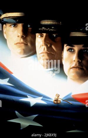 Tom Cruise, Jack Nicholson & demi Moore film: A Muns Good Men (1991) personnages: Le lieutenant Daniel Kaffee,Col. Nathan R. Jessep et Lt. CDR. Joanne Galloway Directrice: Rob Reiner 02 décembre 1992 **AVERTISSEMENT** cette photographie est à usage éditorial seulement et est le droit d'auteur de COLUMBIA et/ou le photographe assigné par la Société de film ou de production et ne peut être reproduite que par des publications en conjonction avec la promotion du film ci-dessus. Un crédit obligatoire pour LA COLOMBIE est requis. Le photographe doit également être crédité lorsqu'il est connu. Aucune utilisation commerciale ne peut être accordée sans l'autorisation écrite de t Banque D'Images