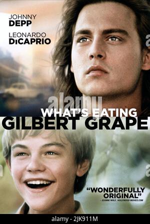 Johnny Depp & Leonardo DiCaprio Poster film: What'S Eating Gilbert Grape (USA 1993) personnages: Gilbert Grape, Arnie Grape Directeur: Lasse Hallström 01 octobre 1993 **AVERTISSEMENT** cette photographie est à usage éditorial exclusif et est le copyright de PARAMOUNT et/ou du photographe assigné par la Société de film ou de production et ne peut être reproduite que par des publications en conjonction avec la promotion du film ci-dessus. Un crédit obligatoire pour PARAMOUNT est requis. Le photographe doit également être crédité lorsqu'il est connu. Aucune utilisation commerciale ne peut être accordée sans l'autorisation écrite de la Société du film. Banque D'Images