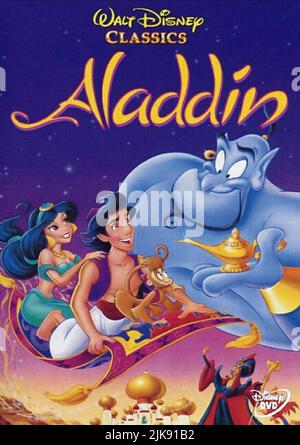 Princess Jasmine, Alladin, Abu, The Genie & Jafar film Poster film: Aladin (USA 1992) Directeur: Ron Clements & John Musker 08 novembre 1992 **AVERTISSEMENT** cette photographie est destinée à un usage éditorial exclusif et est protégée par les droits d'auteur de WALT DISNEY PICTURES et/ou du photographe attribué par The film or production Company et ne peut être reproduite que par des publications dans le cadre de la promotion du film ci-dessus. Un crédit obligatoire pour LES IMAGES DE WALT DISNEY est requis. Le photographe doit également être crédité lorsqu'il est connu. Aucune utilisation commerciale ne peut être accordée sans l'autorisation écrite de la Société du film. Banque D'Images