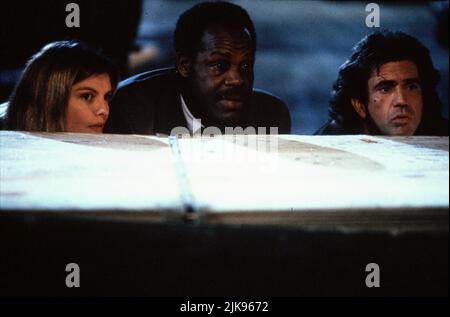 Rene Russo, Danny Glover & Mel Gibson film: Létal Wear Wear Wear Wear Wear Wear Wear Wear Wear Wear Wear Wear 3 (USA 1992) personnages: Lorna Cole,Roger Murtaugh & Martin Riggs / Titel Auch: 'Létal Wear Wear Wear Wear Wear Wear Wear Wear Wear We 3 Richard donner 11 mai 1992 **AVERTISSEMENT** cette photographie est à usage éditorial exclusif et est le copyright de WARNER BROS. Et/ou le photographe assigné par la Société de film ou de production et ne peut être reproduite que par des publications dans le cadre de la promotion du film ci-dessus. Un crédit obligatoire pour WARNER BROS est requis. Le photographe doit également être crédité lorsqu'il est connu. Aucune utilisation commerciale ne peut l'être Banque D'Images