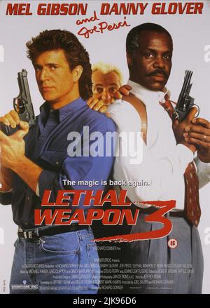 Mel Gibson, Joe Pesci & Danny Glover Poster film: Létal Wear Wear Wear Wear Wear Wear Wear Wear Wear Wear Wear Wear Wear Wear Wear 3 (USA 1992) personnages: Martin Riggs,Leo Getz & / Titel Auch: 'Létal Wear Wear Wear Wear Wear We 3 Richard donner 11 mai 1992 **AVERTISSEMENT** cette photographie est à usage éditorial exclusif et est le copyright de WARNER BROS. Et/ou le photographe assigné par la Société de film ou de production et ne peut être reproduite que par des publications dans le cadre de la promotion du film ci-dessus. Un crédit obligatoire pour WARNER BROS est requis. Le photographe doit également être crédité lorsqu'il est connu. Aucune utilisation commerciale ne peut être accordée avec Banque D'Images