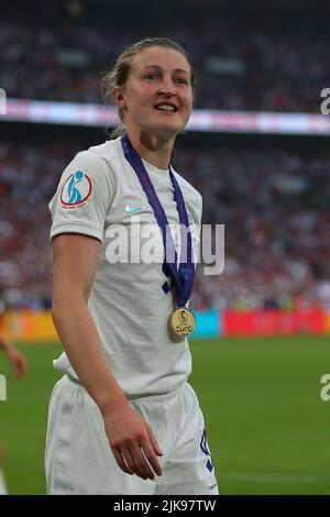 ROYAUME-UNI. 31st juillet 2022. Londres, Angleterre, 31 juillet 2022: Ellen White (9 Angleterre) lors du match de football final de l'UEFA pour les femmes Euro 2022 entre l'Angleterre et l'Allemagne au stade de Wembley, en Angleterre. (Pedro Soares/SheKicks/SPP) crédit: SPP Sport Press photo. /Alamy Live News Banque D'Images