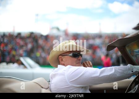 Les pilotes défilent pendant le GP hongrois, le 28-31 juillet 2022 à Hungaroring, championnat du monde de Formule 1 2022. Banque D'Images