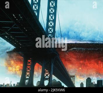 Alien Spaceship Over Manhattan film: Independence Day (USA 1996) Directeur: Roland Emmerich 25 juin 1996 **AVERTISSEMENT** cette photographie est à usage éditorial exclusif et est le droit d'auteur de 20th CENTURY FOX et/ou le photographe assigné par la Société de film ou de production et ne peut être reproduite que par des publications dans le cadre de la promotion du film ci-dessus. Un crédit obligatoire à 20th CENTURY FOX est requis. Le photographe doit également être crédité lorsqu'il est connu. Aucune utilisation commerciale ne peut être accordée sans l'autorisation écrite de la Société du film. Banque D'Images