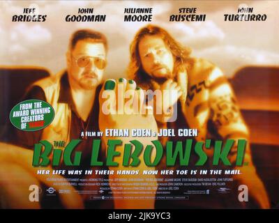 John Goodman & Jeff Bridges Poster film: The Big Lebowski (USA/UK 1998) personnages: Walter Sobchak, Jeffrey Lebowski - The Dude Director: Ethan Coen & Joel Coen 15 février 1998 **AVERTISSEMENT** cette photographie est destinée à un usage éditorial exclusif et est protégée par les droits d'auteur des IMAGES DE GRAMERCY et/ou du photographe attribué par la Société de film ou de production et ne peut être reproduite que par des publications dans le cadre de la promotion du film ci-dessus. Un crédit obligatoire pour LES PHOTOS DE GRAMERCY est requis. Le photographe doit également être crédité lorsqu'il est connu. Aucune utilisation commerciale ne peut être accordée sans autorisation écrite Banque D'Images