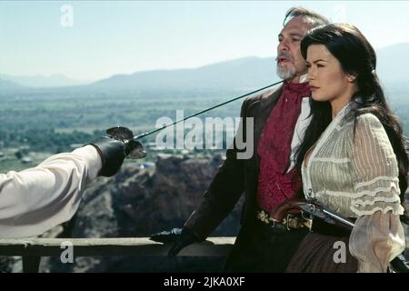 Stuart Wilson et Catherine Zeta-Jones film: The Mask of Zorro (USA/DE 1998) personnages: Don Rafael Montero, Elena Montero Directeur: Martin Campbell 17 juillet 1998 **AVERTISSEMENT** cette photographie est destinée à un usage éditorial exclusif et est protégée par les droits d'auteur de TRISTAR PICTURES et/ou du photographe attribué par la Société de film ou de production et ne peut être reproduite que par des publications en conjonction avec la promotion du film ci-dessus. Un crédit obligatoire pour LES PHOTOS TRISTAR est requis. Le photographe doit également être crédité lorsqu'il est connu. Aucune utilisation commerciale ne peut être accordée sans l'autorisation écrite du film C. Banque D'Images