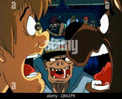 Shaggy, Pirate Zombies & Scooby Television: Scooby-Doo on Zombie Island (1998) Directeur : Hiroshi Aoyama 22 septembre 1998 **AVERTISSEMENT** la présente photographie est destinée à un usage éditorial exclusif et est protégée par les droits d'auteur de HANNA-BARBERA et/ou du photographe attribué par la Société de film ou de production et ne peut être reproduite que par des publications dans le cadre de la promotion du film ci-dessus. Un crédit obligatoire pour HANNA-BARBERA est requis. Le photographe doit également être crédité lorsqu'il est connu. Aucune utilisation commerciale ne peut être accordée sans l'autorisation écrite de la Société du film. Banque D'Images