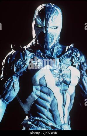 Michael Jai White film: Spawn (1997) personnages: Al Simmons Directeur: Mark A.Z. Dippe 01 août 1997 **AVERTISSEMENT** cette photographie est destinée à un usage éditorial exclusif et est le droit d'auteur d'UNE NOUVELLE LIGNE et/ou du photographe assigné par la Société de film ou de production et ne peut être reproduite que par des publications en conjonction avec la promotion du film ci-dessus. Un crédit obligatoire pour LA NOUVELLE LIGNE est requis. Le photographe doit également être crédité lorsqu'il est connu. Aucune utilisation commerciale ne peut être accordée sans l'autorisation écrite de la Société du film. Banque D'Images