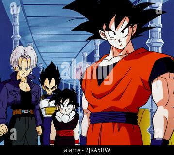 Goku Television : Dragon Ball Z (série TV) personnages : Goku JP 1996–2003, 13 septembre 1996 **AVERTISSEMENT** cette photographie est réservée à un usage éditorial et est protégée par les droits d'auteur de TOEI ANIMATION et/ou du photographe désigné par la société cinématographique ou de production et ne peut être reproduite que par des publications dans le cadre de la promotion du film ci-dessus. Un crédit obligatoire pour L'ANIMATION TOEI est requis. Le photographe doit également être crédité lorsqu'il est connu. Aucune utilisation commerciale ne peut être accordée sans autorisation écrite de The film Company. Banque D'Images