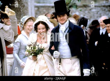 Jennifer Ehle & Colin Firth Television: Pride and Prejugils (TV-Miniserie) personnages: Elizabeth Bennett, M. Darcy UK 1995, / Literaturverfilmung (basé sur le livre de Jane Austen) Directeur: Simon Langton 24 septembre 1995 **AVERTISSEMENT** cette photographie est à usage éditorial exclusif et est le copyright de la BBC et/ou le photographe assigné par la Société de film ou de production et ne peut être reproduite que par des publications en conjonction avec la promotion du film ci-dessus. Un crédit obligatoire pour BBC est requis. Le photographe doit également être crédité lorsqu'il est connu. Aucune utilisation commerciale ne peut être accordée avec Banque D'Images