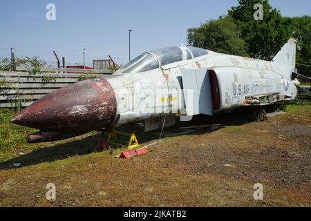 MC Donnell Douglas F4-C, Phantom II, 63-7414 au Midlands Air Museum, Coventry, Royaume-Uni. Banque D'Images