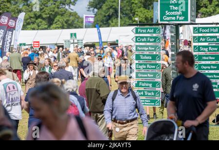 Le GWCT Scottish Game Fair 2022, Scone Palace, Perthshire Banque D'Images