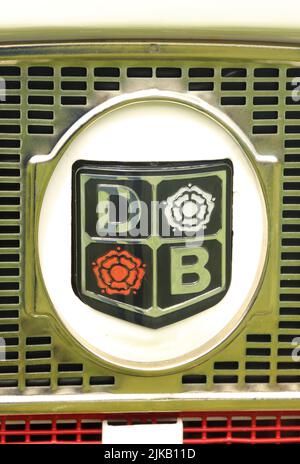 Badge radiateur du tracteur David Brown Banque D'Images