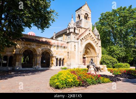 Jáki kápolna, Varosliget, Parc de la ville, Budapest, Hongrie Banque D'Images