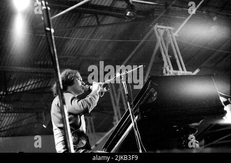 Gary Brooker/Procol Harum, 1970 Isle of Wight Festival, Angleterre, Royaume-Uni Banque D'Images