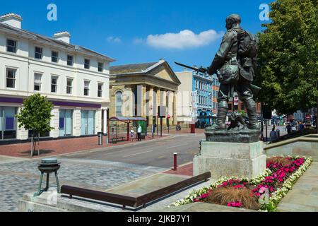 The War Memorial on Mount Pleasant Road, Tunbridge Wells, Kent, Angleterre, Royaume-Uni, Europe Banque D'Images