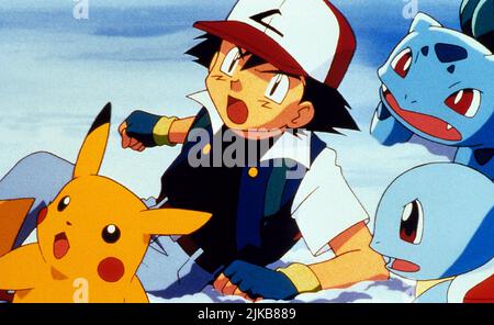 Pikachu & Ash film: Pokemon: Power of One; Pokemon 2 (Gekijo-ban poketto monsuta: Maboroshi no pokemon: Rugia bakutan) personnages: Pikachu & JP/USA 1999, Regie: Michael Haigney & Kunihiko Yuyama, Directeur: Michael Haigney, K Yuyama 17 juillet 1999 **AVERTISSEMENT** cette photographie est à usage éditorial exclusif et est le copyright de WARNER BROS.NINTENDO et/ou le photographe assigné par la Société de film ou de production et ne peut être reproduite que par des publications en conjonction avec la promotion du film ci-dessus. Un crédit obligatoire pour WARNER BROS.NINTENDO est requis. Le photographe devrait également l'être Banque D'Images