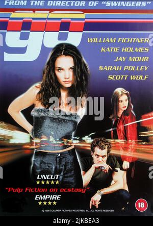 Katie Holmes, Timothy Olyphant et Sarah Polley film de l'affiche : Go (1999) personnages : Claire Montgomery, Todd gaines & Director : Doug Liman 07 avril 1999 **AVERTISSEMENT** cette photographie est à usage éditorial exclusif et est le droit d'auteur de TRISTAR et/ou le photographe assigné par la Société de film ou de production et ne peut être reproduite que par des publications dans le cadre de la promotion du film ci-dessus. Un crédit obligatoire pour TRISTAR est requis. Le photographe doit également être crédité lorsqu'il est connu. Aucune utilisation commerciale ne peut être accordée sans l'autorisation écrite de la Société du film. Banque D'Images