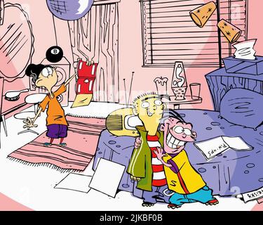 EDD, Ed & Eddy Television : Ed, EDD 'n' Eddy (1999) personnages : Ed & y réalisateur : Danny Antonucci 04 janvier 1999 **AVERTISSEMENT** cette photographie est à usage éditorial seulement et est la propriété de CARTOON NETWORK et/ou du photographe assigné par la société de production et ne peut être reproduite que par des publications en liaison avec la promotion du film ci-dessus. Un crédit obligatoire pour LE RÉSEAU DE DESSINS ANIMÉS est requis. Le photographe doit également être crédité lorsqu'il est connu. Aucune utilisation commerciale ne peut être accordée sans autorisation écrite de The film Company. Banque D'Images