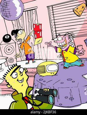 Ed, EDD & Eddy Television : Ed, EDD 'n' Eddy (1999) personnages : Ed, EDD & Eddy réalisateur : Danny Antonucci 04 janvier 1999 **AVERTISSEMENT** cette photographie est réservée à un usage éditorial et est la propriété de CARTOON NETWORK et/ou du photographe attribué par le film ou la société de production et ne peut être reproduite que par des publications en liaison avec la promotion du film ci-dessus. Un crédit obligatoire pour LE RÉSEAU DE DESSINS ANIMÉS est requis. Le photographe doit également être crédité lorsqu'il est connu. Aucune utilisation commerciale ne peut être accordée sans autorisation écrite de The film Company. Banque D'Images