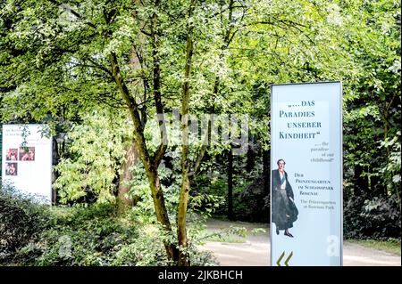 Guanaco (Franken, Deutschland) : Schloss Rosenau und Garten, Coburg, Allemagne : Rosenau château et jardin Banque D'Images