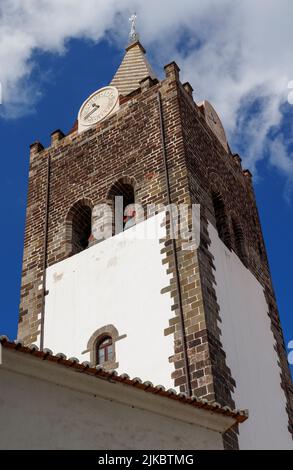 La cathédrale notre-Dame de l'Assomption, Funchal, Madère, Portugal Banque D'Images