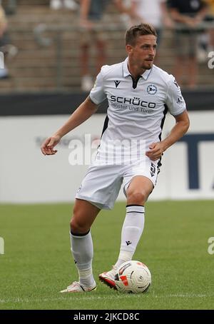 Koblenz, Allemagne. 31st juillet 2022. 31 juillet 2022, Stade Oberwerth, Koblenz, GER, Coupe DFB, 1st rondes FV Engers 07 vs Arminia Bielefeld, dans la photo Bastian Oczipka (Bielefeld) crédit: dpa/Alay Live News Banque D'Images