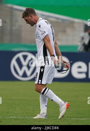 Koblenz, Allemagne. 31st juillet 2022. 31 juillet 2022, Stade Oberwerth, Koblenz, GER, Coupe DFB, 1st tours FV Engers 07 contre Arminia Bielefeld, sur la photo Fabian Klos (Bielefeld) crédit: dpa/Alay Live News Banque D'Images