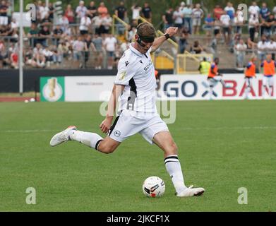 Koblenz, Allemagne. 31st juillet 2022. 31 juillet 2022, Stade Oberwerth, Koblenz, GER, Coupe DFB, 1st tours FV Engers 07 contre Arminia Bielefeld, sur la photo Fabian Klos (Bielefeld) crédit: dpa/Alay Live News Banque D'Images